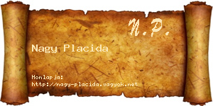 Nagy Placida névjegykártya